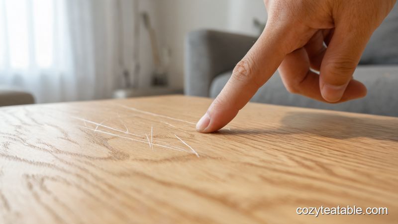 小茶几表面产生轻微划痕怎么办？不同深度划痕的DIY补漆与填缝技巧