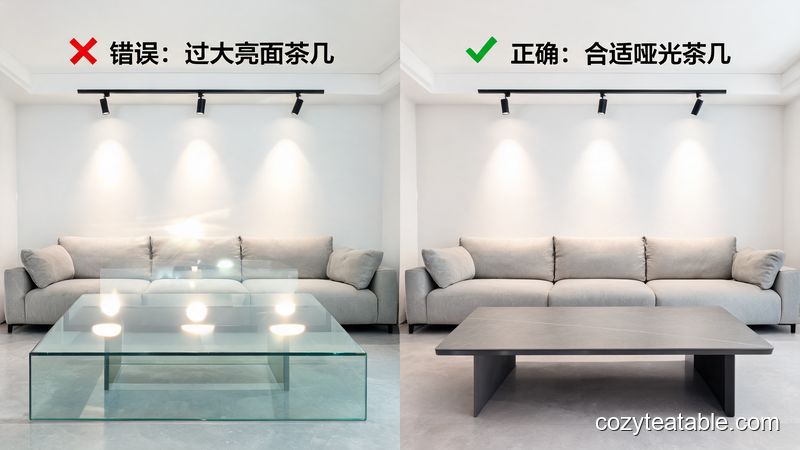 无主灯客厅小茶几搭配避坑对比
